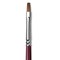 Da Vinci Kolinsky Red Oil Sable Brush - Bright, Long Handle, Size 4